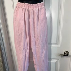 Vintage Pink Corduroy straight pants
